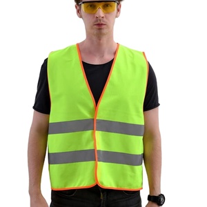 Gilet de sécurité réfléchissant en polyester et coton avec logo personnalisé de haute qualité avec fonction maille Gilet de protection - Product Image 3
