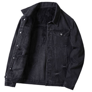 Men's Winter <b>Denim</b> <b>Jacket</b> Premium Quality 100% Cotton Waterproof Breathable Button Durable <b>Lightweight</b> Portable Multi-Purpose - Product Image 1
