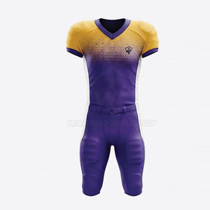 Uniforme de Fútbol Americano Estilo Jersey Atlético Ligero y Pantalones Acolchados Flexibles Diseñados para Velocidad y Rendimiento - Product Image 2