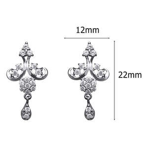 Compre un Conjunto de Mangalsutra de Plata Pura, Joyería Fina con Diamante de Corte Esmeralda Chapado en Oro, para Regalo de Boda o Fiesta para Esposa - Product Image 3