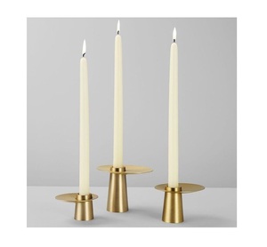 Bougeoir en métal de couleur dorée de haute qualité à finition supérieure à des prix raisonnables pour les exportations de l'Inde - Product Image 6