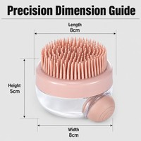 Accessoires pour animaux de compagnie en plastique écologiques, brosses de nettoyage, de massage et de bain multifonctionnelles portables pour chats et chiens, outils pour chats et chiens