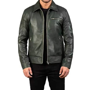 2026 High quality Wholesale Customized Professional Breathable Service Professional Comfortable Men Leather Jacket winter jacket - Product Image 3