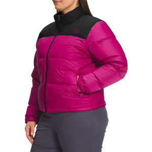 Hot Selling Customized Women's Winter Satin Gilet Puffer <b>Coat</b> Waterproof <b>Bubble</b> <b>Coat</b> Shearling Printed Techniques Thick Puffer - Product Image 2