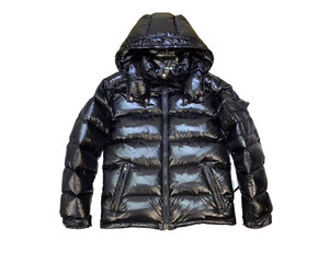 Veste d'hiver bouffante pour hommes duvet de canard blanc avec capuche détachable col montant épais et coupe-vent - Product Image 3