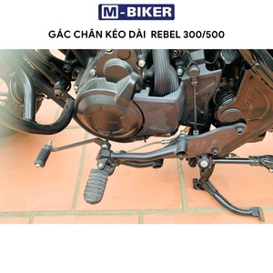 Repose-pieds inférieurs authentiques Mbiker pour moto de rue Rebel 300-500 en acier inoxydable, pour rénovation/amélioration, garantie 1 an, couleur unie - Product Image 5