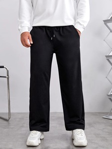 Pantalones de chándal de pana informales con estampado personalizado para hombre, pantalones de Jogger de gran tamaño elásticos para gimnasio, correr, uso apilado - Product Image 2