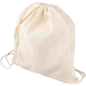 Zaino in Cotone Gergia Personalizzabile, Sacche Sportive Promozionali con Coulisse e Gadget - Product Image 1