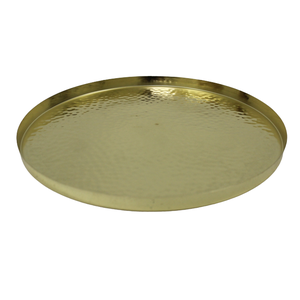 Ensemble 2 assiettes en fer martelé de taille standard, plat de service pour mariage, décoration d'intérieur, design moderne et léger - Product Image 2