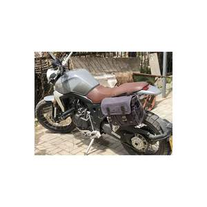 Bandolera Retro Lona Encerada Impermeable (Gris Oscuro) - Product Image 3