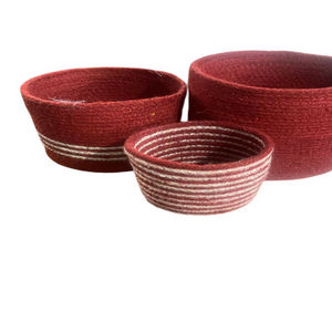 Handwoven Jute Rope Hanging <b>Basket</b> Wicker Plant Pot with <b>Wood</b> Stand Indoor Outdoor Flower Pot Holder - Product Image 3