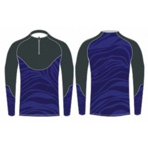 Tissu de sous-vêtement technique à fermeture éclair pour homme Elite Range 145 GSM Vêtement de sport léger pour les performances sportives - Product Image 6