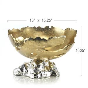 Cuencos profundos redondos de corteza de aluminio clásicos en la Base para utensilios de cocina, hogar, Hotel, restaurante, fechas, frutas, cuenco para servir hecho a mano, Hotel - Product Image 5