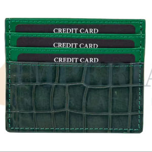 Customized Solid Color Genuine Leather Fashion Men's <b>Wallet</b> Zipper Closure Long Slim Printed <b>Waterproof</b> ID Window Credit Card - Product Image 1