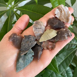 Cristales de punta de flecha de ágata de lujo indio hechos a mano de la mejor calidad, punta de flecha de ágata, precio barato para la venta - Product Image 3