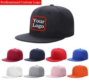 หมวกแก็ปปีกแบนปักลาย3D หมวกแก๊ปหมวกกีฬาปรับแต่งโลโก้ได้หมวกฮิปฮอปสำหรับผู้ชาย - Product Image 2