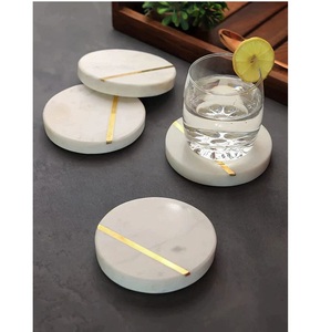 Modern Stone <b>Coasters</b> for Home Use High Quality Kitchen Tabletop Decorative Mats Pads Classic Style Wholesale Handmade <b>Coasters</b> - Product Image 4