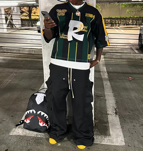 Custom High Quality Polyester/Cotton Mesh Unisex Tee Shirts Knitted Sports Jersey Regular <b>Fit</b> Eco-Friendly for Football Soccer - Product Image 5