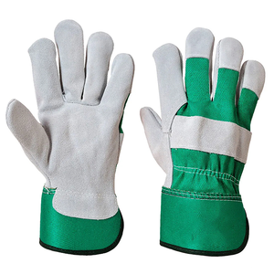 Gants de travail pour monteurs canadiens, robustes, de sécurité industrielle, en cuir de vachette renforcé, confortables, en coton, couleur personnalisée - Product Image 4
