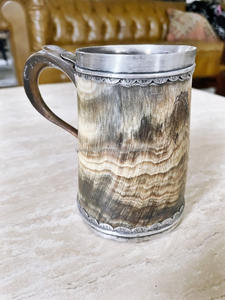 Tasses en corne de finition artisanales Cadeaux uniques Trinkhorn pour boire Style animal poli directement de l'artisanat Tayyab en Inde - Product Image 4