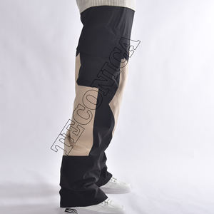 OEM กางเกงกันหิมะกันน้ำแผงสีเบจสีดำและสีเบจพร้อมกระเป๋าสัมภาระหลายช่องสามารถปรับได้และซับในที่อบอุ่นสำหรับฤดูหนาว - Product Image 4