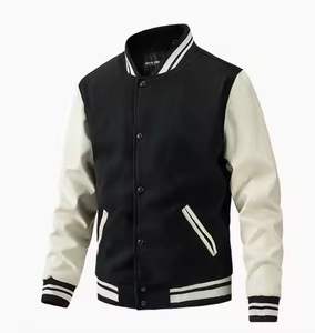 แจ็คเก็ตทีม unisex | เสื้อแจ็กเก็ตเบสบอลแนวสตรีทพร้อมกระดุมติด - Product Image 1