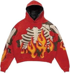 Sudadera con Capucha de Forro Polar con Cremallera y Logotipo Personalizado para Hombre, Sudadera Informal de Calle, 100% Algodón, Servicio OEM - Product Image 6