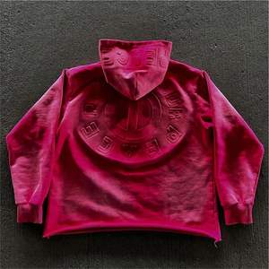 เสื้อฮู้ดพิมพ์ลายกรดซักแบบกำหนดเอง - Product Image 3