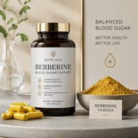 Approvisionnement d'usine : Chlorhydrate de berbérine 97% - Extrait de Coptis Chinensis de qualité alimentaire en poudre jaune