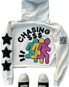 Sweats à capuche imprimés bouffants pour hommes vierges avec logo personnalisé Pull 100% coton Sweat à capuche surdimensionné zippé en éponge française pour hommes et dames - Product Image 3