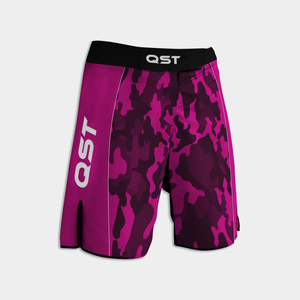 Pantalones cortos de MMA profesionales de calidad superior QST para lucha libre-Kimono personalizado entrenamiento de artes marciales 100% poliéster a prueba de encogimiento Unisex - Product Image 4