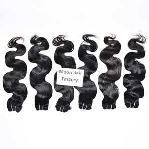 Cheveux humains indiens naturels de qualité supérieure, 18 pouces, lisses et soyeux, ondulés, longs et durables, disponibles en vente par l'exportateur - Product Image 1