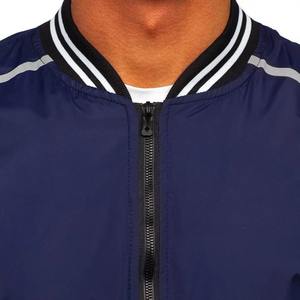 2024 tendance Logo personnalisé conception hommes High Street Style hiver Bomber veste produits populaires toile tissu - Product Image 6