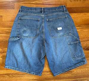 Vintage S Taille Denim Shorts Jeanagers Autre Artisanat Jeans Pantalon Court - Product Image 3