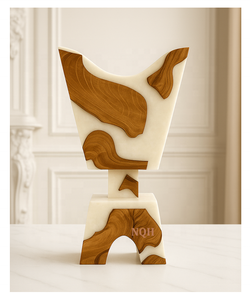 Brûleur à Bakhoor en bois de pin artisanal de luxe 2026 avec résine époxy |   Encens arabe de qualité supérieure Mubkhar Cadeau pour la maison Durable Toutes saisons - Product Image 6