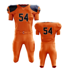 Conjunto de uniformes de fútbol americano de diseño OEM, uniformes de fútbol americano ligeros y transpirables a precio mayorista - Product Image 1
