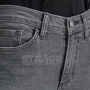 Pantalones Vaqueros Casuales Rectos de Algodón 100%, Duraderos, con Detalles de Costura, Suaves al Tacto, Transpirables, con Diseño Equilibrado y Calidad de Uso Prolongado - Product Image 4