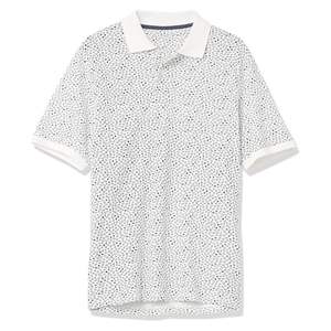 เสื้อโปโลผู้ชายสีขาวพิมพ์ลายเรียบ ผ้าฝ้ายถัก 100% ระบายอากาศได้ดี สำหรับใส่เป็นเสื้อเชิ้ต ออกแบบโลโก้ได้ตามต้องการ แขนครึ่งตัว ใส่ได้ทุกวัน - Product Image 1