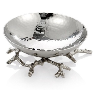 Bol à fruits en aluminium au design moderne Table à manger de cuisine en métal de haute qualité Table basse Bol de stockage des aliments en gros - Product Image 4