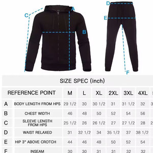 Conjunto de chándal deportivo personalizado de alta calidad, conjunto de chándal deportivo Tech Fit, traje deportivo transpirable en blanco, conjuntos de Jogger para hombre 2024 - Product Image 6