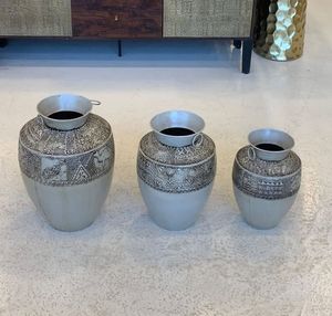 ที่วางกระถางต้นไม้ทำจากโลหะสีทองสำหรับตกแต่งบ้านและสวนโบราณสีทองสำหรับปลูกต้นไม้ในร่มและกลางแจ้ง - Product Image 3