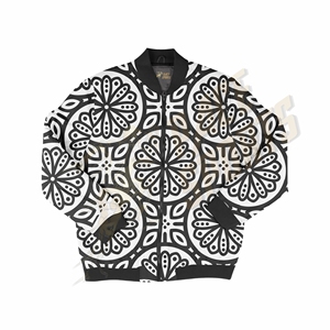 Chaqueta de bombardero de algodón 100% para hombre al por mayor, ropa de calle de moda, estilo universitario largo, estampado por sublimación, Letterman, estilo de trabajo de invierno - Product Image 3
