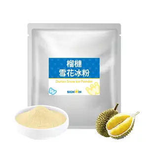 Durian Shave Ice Powder Mix Taiwan Ice Cream Bag Packaging Smooth Raw Material for Ice Cream Mix Powder with Water