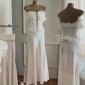 Vestido Largo Elegante sin Tirantes para Mujer, Estilo Corsé, para Eventos Nocturnos, OEM - Product Image 5