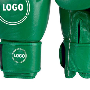 Gants de boxe professionnels/gagnants authentiques et neufs en cuir de vachette Logo personnalisé pour gants de boxe pakistanais fabriqués - Product Image 6