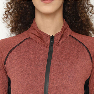 Fashion Women's Oversized Zipper Blank Brown Tracksuits Custom Ladies 2piece <b>Suit</b> Drop Shoulder <b>Jacket</b> & Pants Set - Product Image 6