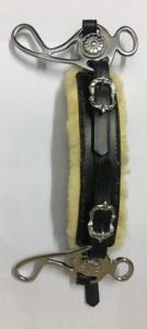 Hackamore ผลิตภัณฑ์สำหรับขี่ม้าหนังแท้สีดำน้ำตาลดำบิตไม่มีด้ามสแตนเลส - Product Image 2