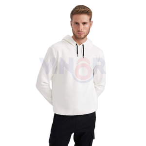 Sudadera personalizable de algodón 100% para hombre, sudaderas con capucha de invierno y logotipo impreso, sudaderas con capucha térmicas de lana sólida - Product Image 1