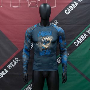 Camiseta de Compresión de Manga Larga para Hombre, Personalizable, Transpirable, Ecológica, de Secado Rápido, de Poliéster/Nailon de Alta Calidad - Product Image 5