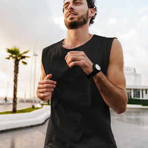 Camisetas de Tirantes Personalizadas de Algodón Cómodas para Hombre, Camisetas de Gimnasio para Fitness, Culturismo y Entrenamiento - Product Image 1